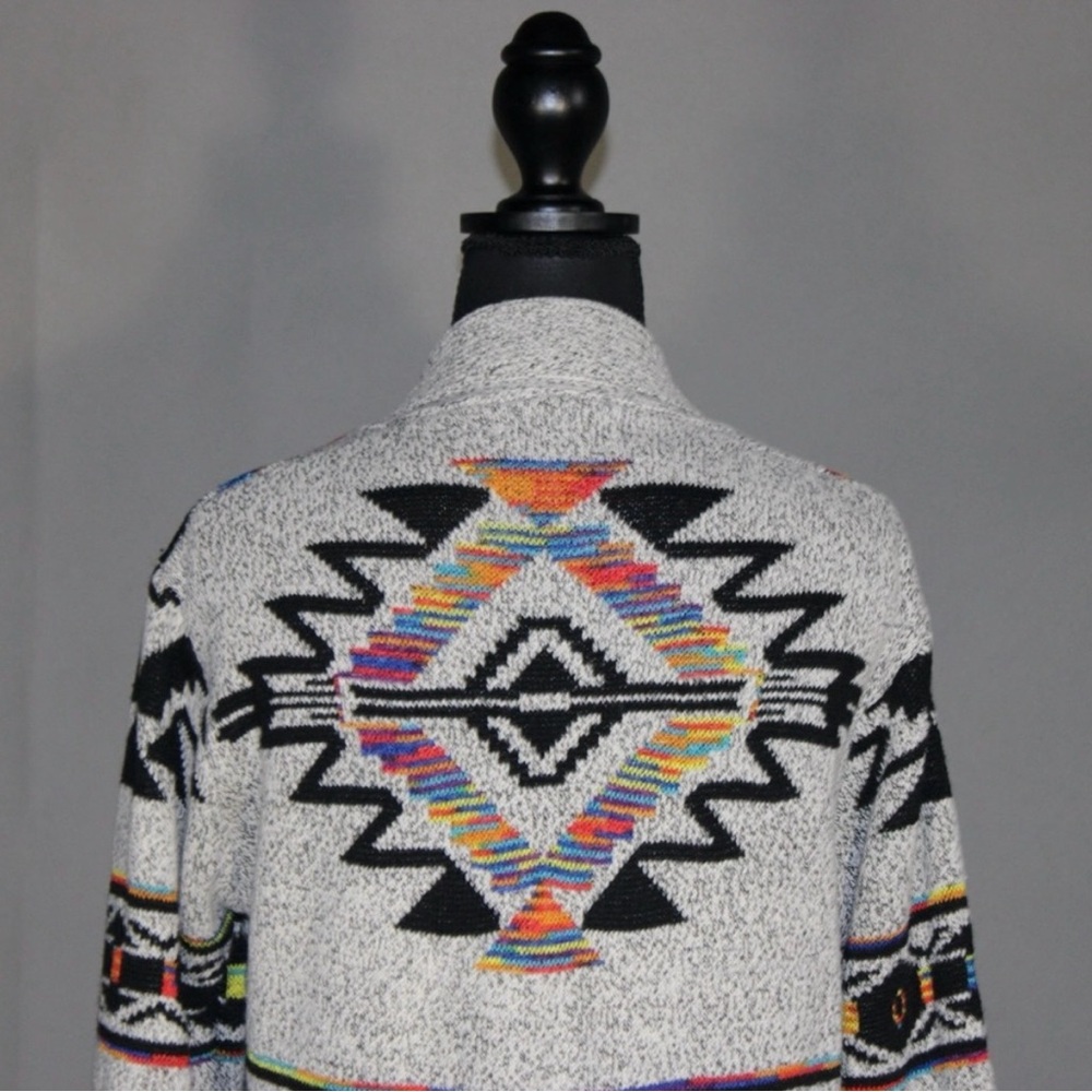 Colorful Patterned Cardigan - Picture 6 of 8
